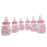 RECUERDO BABY SHOWER BIBERON ROSADO X6